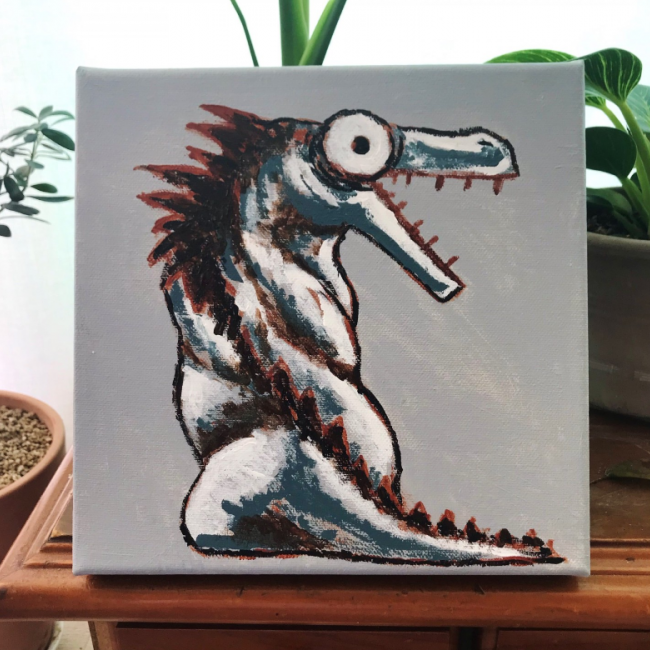 몸을 베베 꼬운 용용이